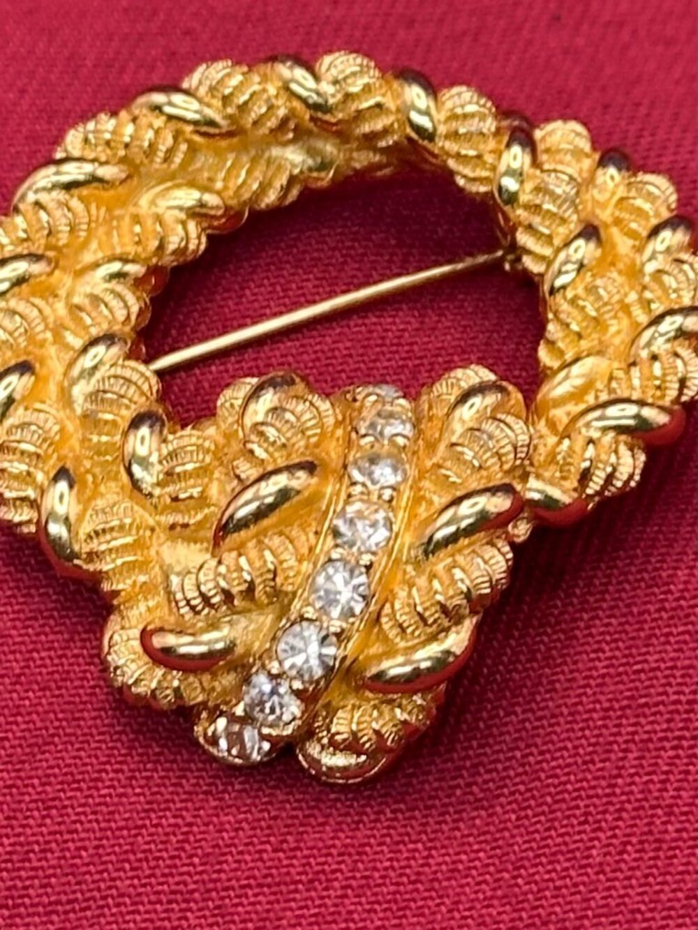 VTG Christian Dior Luxury Gold Plated Pin/Brooch - Picture 6 of 15